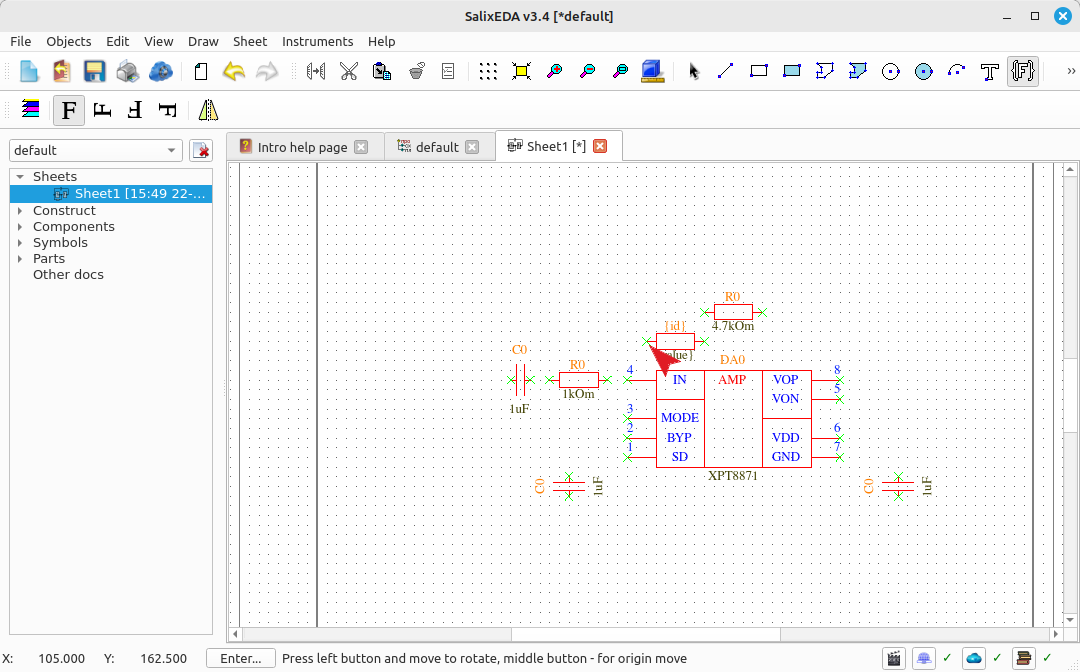 Completing resistor insertion