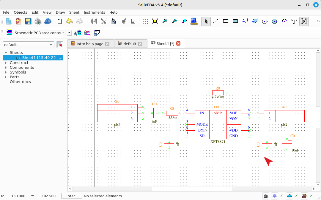 Completing component insertion